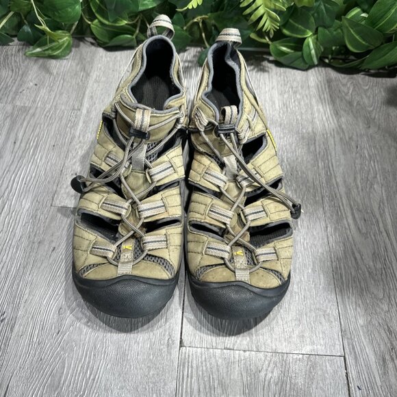 KEEN Arroyo II Hiking Sandals Mens Size 9 Waterproof Leather Gray Drawstring main image 6